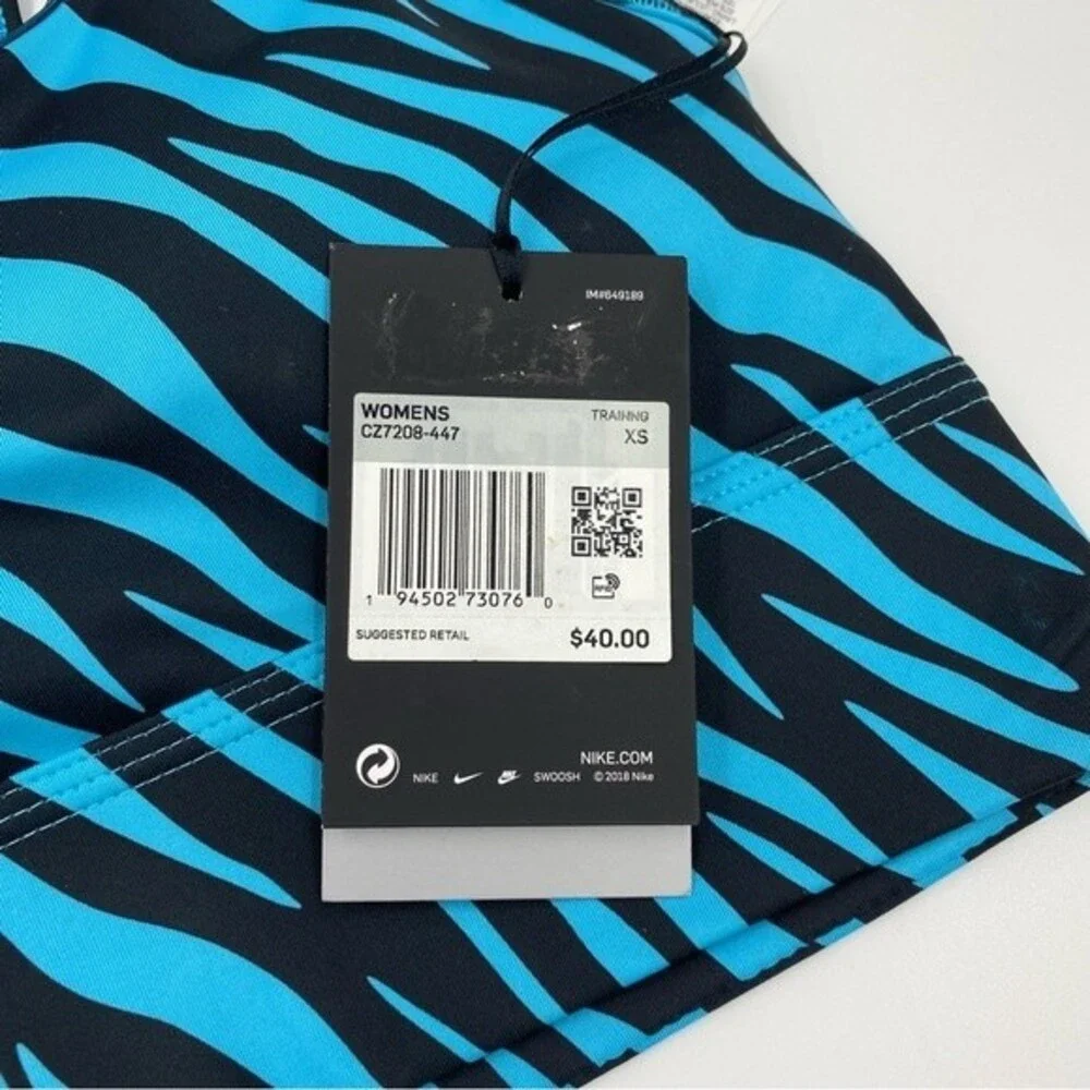 NWT - Nike Zebra Swoosh Sports Bra